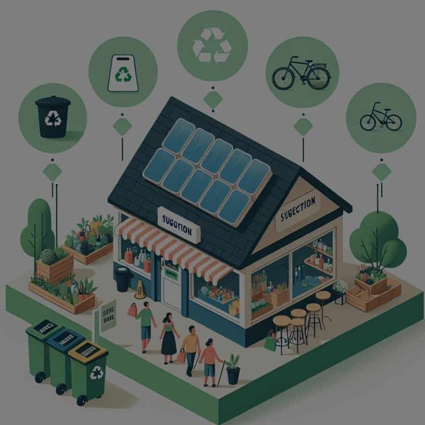 Quelles méthodes pour minimiser l'empreinte écologique des petits commerces ?